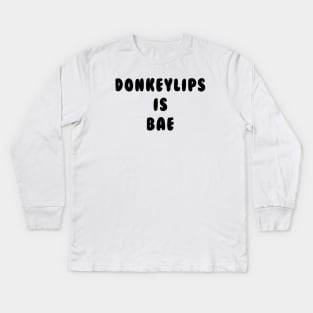 Donkeylips Is Bae Shirt - Salute Your Shorts, The Splat, Nickelodeon Kids Long Sleeve T-Shirt